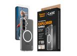 CARE BY PANZERGLASS Displayschutzglas "3-in-1 Protection Explorer Bundle", transparent, B:11cm H:2,6cm T:19,7mm, Displayfolien, Displayschutzfolie, Schutzfolie, Bildschirmschutz, kratz- & stoßfest, Displayschutzglas