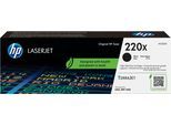 HP Tonerpatrone "HP original Toner 220 Größen A+X, Farben:B/C/M/Y", schwarz (schwarz 2), Tonerpatronen, Tonerpatrone