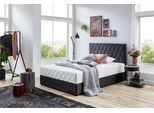 Boxbett "Benita", inkl. Bettkasten", grau (anthrazit), L:207cm, Bezug Bett: 100% Polypropylene;Bezug Matratze: 100% Polyester, ATLANTIC HOME COLLECTION, Komplettbetten, Boxspringbett, erhältlich in verschiedenen Größen, inkl. Taschen-Federkernmatratze