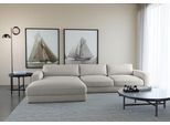 Ecksofa HOME AFFAIRE "Bloomfield, bequem und elegant, Breite 303cm, L-Form", grau (opal grau), B:303cm H:84cm T:176cm, 88% Polyester 12% Nylon, Sofas, Ecksofa, wahlweise mit Bettfunktion und Bettkasten, Unser Dauertiefpreis