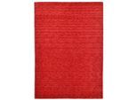 Teppich Gr. 2, rot, B:60cm H:13mm L:90cm, Wolle, Teppiche, Teppich