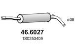 ASSO Mittelschalldämpfer 466027 für VW