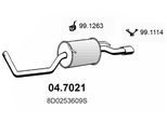ASSO Endschalldämpfer 047021 für VW