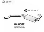 ASSO Mittelschalldämpfer 046007 für VW