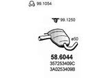 ASSO Mittelschalldämpfer 586044 für VW