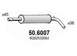 ASSO Mittelschalldämpfer 506007 für VW