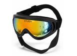 STUCH Hundebrille UV-Schutz für Hunde - Verstellbare Hunde Sonnenbrille - Brille für Windschutz & Staubschutz für Auto , Motorrad und Outdoor bunt