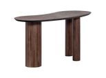 Livetastic , Braun , Holz , Teakholz , organisch , 62x76x150 cm , Büromöbel, Schreibtische, Schreibtische