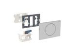 Geberit Sigma10 WC-Steuerung 115867SN5 Edelstahl, Funk/Netz, 1-Mengen-Spülung, für Stützklappgriff