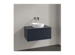 Villeroy und Boch Antao Waschtisch-Unterschrank L30110HG 80x36x50cm, Waschbeckenplattenfarbe Lack, midnight blue matt lacquer