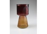 Windlicht AM DESIGN "aus Glas", braun, B:10cm H:19cm, Glas, Kerzenhalter, Windlicht, 4er Set, BxH: 10x19 cm