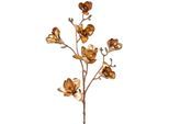 Winterliche Kunstpflanze CREATIV DECO "Weihnachtsdeko", gold (altgoldfarben), H:104cm, Kunststoff, Kunstpflanzen, altgoldfarben