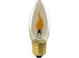 SEGULA LED-Filament "LED Kerze E27 smokey grau,, E27", smokey, L:10cm Ø:3,5cm, Leuchtmittel