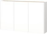 Schuhschrank GERMANIA "GW-Libbiano", weiß (weiß, navarra, eiche, nachbildung), B:138cm H:87cm T:25cm, Holzwerkstoff, Schränke, Schuhschrank, ideal für schmale Flure, Breite 138 cm, in 3 verschiedenen Höhen