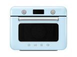 SMEG Multiofen "COF01PBEU", blau (pastellblau), B:51cm H:40cm T:50cm, Minibacköfen