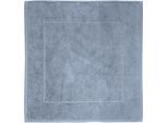 Badematte FRAMSOHN FROTTIER "Uni Basic Hotelmatte" Gr. 3, blau (taubenblau), H:11mm, Baumwolle, Badematten, Badematte, große Farbpalette, Hergestellt in Österreich, Badezimmerteppich