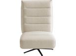 TV-Sessel SIT & MORE "Eve", beige (sahara), B:80cm H:109cm T:98cm, 100% Polyester, Sessel, TV-Sessel, mit Herz-Waage und 2 Motoren, Bedienfelder im Sitz