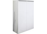 Aktenschrank BORCHARDT MÖBEL "Tom", weiß (weiß, matt), B:76cm H:116cm T:35cm, Holzwerkstoff, Schränke, Aktenschrank, Breite 76 cm, Mehrzweckschrank