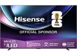 HISENSE QLED Mini LED-Fernseher "100U7Q PRO", Energieeffizienz: D, schwarz, 100 ″, Fernseher, 4K UHD MiniLED Smart TV, QLED Mini LED-Fernseher
