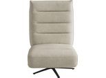 TV-Sessel SIT & MORE "Eve", silber, B:80cm H:109cm T:98cm, 100% Polyester, Sessel, TV-Sessel, mit Herz-Waage und 2 Motoren, Bedienfelder im Sitz