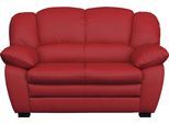 2-Sitzer COTTA "Casino", rot, B:159cm H:88cm T:92cm, 64% POLYURETHAN (PU) / 25% POLYESTER (PES) / 11% BAUMWOLLE (CO), Sofas, 2-Sitzer, Polstergarnitur, auch als Set erhältlich