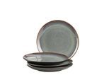 Dessertteller MÄSER "Teona", bunt (blau, braun, grün, schwarz), Speiseteller, Dessertteller