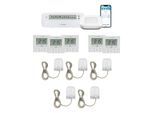 HOMEMATIC IP Smart-Home-Zubehör "Starter Bundle Fußbodenheizung- basic für 5 Räume", weiß, B:28,5cm H:32cm T:40,5cm, Smart-Home-Stationen, Smart-Home-Zubehör