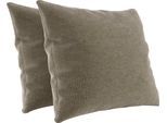 Sofakissen HOME AFFAIRE "Viva", beige (nature), B:50cm H:50cm T:8cm, 95% Polyester, 10% Polyamid, Polsterauflagen, Sofakissen, 2er Kissen-Set wahlweise in zwei Größen