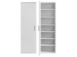 Mehrzweckschrank PROCONTOUR "Haushaltsschrank Clara", weiß, B:50cm H:167cm T:52cm, Schränke, Mehrzweckschrank