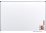 Legamaster Whiteboard PREMIUM, Hoch-/Querformat, Stahl weiß lackiert + Aluminiumrahmen, magnethaftend, mit umfangreichem Zubehör, B 1500 x 1000 mm
