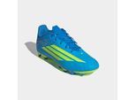 Fußballschuh ADIDAS PERFORMANCE "F50 CLUB FIRM GROUND / MULTI GROUND KIDS", Mädchen, Gr. 36, lucid ray blau, team solar gelb 2, lucid aquamarine, Synthetik, Textil, Schuhe Fußballschuh, für viele verschiedene Böden geeignet, für Kinder & Jugendliche