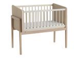 Paidi Beistellbett Little Cloud, Beige, Holzwerkstoff, 109.70x56.90x99.40 cm, Blauer Engel, Goldenes M, zur Sitzbank umbaubar, höhenverstellbar, Babymöbel, Babybetten, Beistellbetten