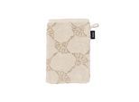 Waschhandschuh JOOP "Waschlappen Classic Cornflower 1er Pack" Gr. S, beige (creme), B:16cm, Obermaterial: 100% Baumwolle CO., Handtücher