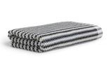 Badetücher MÖVE "Bliss bunt", silber (silber, schwarz), B:67cm L:140cm, Walkfrottier, Jaquard-Walkfrottier, Handtücher, mit Perlstruktur