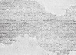 Fototapete LIVING WALLS "Designwalls Old Brick Wall", grau, B:3,5m L:2,55m, Vlies, Tapeten, Vlies, Wand, Schräge, Decke
