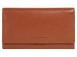 Geldbörse BRUNO BANANI, Damen, braun (cognac), Leder, leicht glänzend, unifarben, Kleinlederwaren, echt Leder