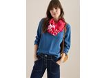 Loop CECIL, Damen, Gr. onesize, glazed apple rot, Stoff, 100% Modal, gemustert, Modetücher Loop, aus Modal