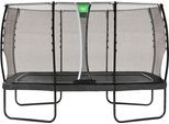 Gartentrampolin EXIT "Allure Classic", schwarz (schwarz, schwarz), Trampoline, Kinder, B/L/T: 382cm x 239cm, mit Sicherheitsnetz