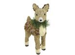 Dekofigur I.GE.A. "Reh aus Bast", beige (natur), B:18cm H:10cm, Bast, Dekofiguren, Dekoration Geschenk Dekorative Dekoobjekt Ornamente Tierfigur Dekotier