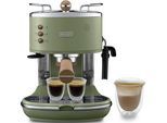 DE'LONGHI Espressomaschine "Icona Vintage ECOV 311.GR", grün, B:26cm H:31,5cm T:29cm, Kaffeemaschinen, Siebträger, auch für Kaffeepads geeignet, Espressomaschine