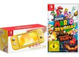 NINTENDO SWITCH Konsolen-Set "Lite", gelb, B:20,8cm H:9,11cm T:2,84cm, Spielekonsolen, inkl. Mario 3D World + Bowser's Fury