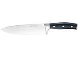 Kochmesser RÖSLE "Tradition", silber (silberfarben, schwarz), Klingenlänge 20cm, X50 CrMoV15 Klingenstahl, Kochmesser, Kochmesser, Küchenmesser für Fleisch, Fisch und Gemüse, Klingenspezialstahl