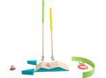 Spiel SMALL FOOT "Minigolf-Set Active", bunt, Spiele, Kinder, Holz, inkl Stoffbeutel