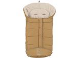 Fußsack HEITMANN FELLE "Eisbärchen - Winterfußsack Copy Fleece", Kinder, beige, Polyester, Fußsäcke Fußsack, mit Fleecefutter, Mumienform möglich, für Kinderwagen, waschbar