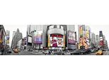 Fototapete PAPERMOON "New York Time Square Panorama", bunt, B:3,5m L:1m, Vlies, Tapeten