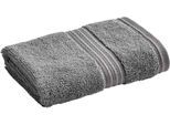 Waschlappen CHRISTY "SUPREME", silber, B:33cm L:33cm, Walkfrottier, Waschlappen, Premium-Waschlappen in Luxusqualität, 650g/m², 33x33cm, 6er Set