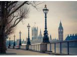 Fototapete PAPERMOON "London Big Ben", bunt, B:2,5m L:1,8m, Vlies, Tapeten