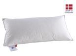 3-Kammer-Kopfkissen UNIVERSE OF SLEEPING "Mercury 3-Kammer Kopfkissen, 90% Daunenfüllung, natürliche Materialien", weiß, B:40cm L:80cm, Bezug: 100% Baumwolle, Kopfkissen, Hochwertige Kissen, 40x80 cm. in Medium Höhe, Made in Denmark