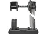 Hantel HALF HUMAN "Verstellbare Hantel - 10 kg", schwarz, Hanteln, 10 kg, Gewicht pro Hantel beträgt 10 kg