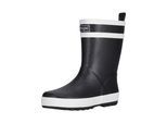 Gummistiefel ZIGZAG, Mädchen, Gr. 24, schwarz-weiß (schwarz, weiß), Gummi, Schuhe Gummistiefel, aus hochwertigem Naturkautschuk